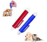 HZling Lot de 2 pinces à tiques pour chien et chat - Élimine les tiques rapidement et en toute sécurité - Facile à utiliser et à transporter