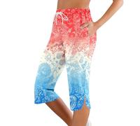 HZling Pantalon Femme Grande Taille Pantalons décontractés élégants pour Femmes pour Un Confort et Une polyvalence au Quotidien,idéaux Toutes Les Occasions(Watermelon Red,XL)