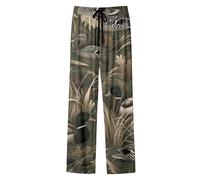 HZling Pantalon Fluide Pantalon décontracté de Tous Les Jours avec Un imprimé intégral pour Une expérience de Port Quotidienne élégante et Confortable(Camouflage,L)
