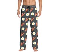 HZling Pantalon Pantalon décontracté à imprimé intégral,Coupe Confortable et Tendance,idéal au Quotidien grâce à Son Tissu Stretch Doux et Polyvalent.(Grey,XXL)