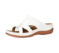 HZling Slippers Femme Bottines à Plateforme et Bout Rond Style Femme