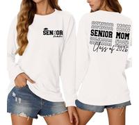 HZling Sweat Shirt pour Femme sans Capuche Sweat-Shirt sans Capuche pour Femme,Motif sorcière,Manches Longues,idéal pour la Saison et au Quotidien(White,S)