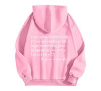 HZling Veste Hiver Femme Femmes,chère Personne derrière Moi,si Vous lisez ceci,Quelque Chose de Bien Vous Arrive Aujourd'hui,Sweat à Capuche(S)