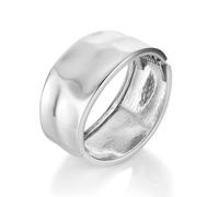 HZMAN Chunky Bracelet de manchette épais pour femme - Martelé - Charnière ouverte - Cadeau, Laiton, No Gemstone