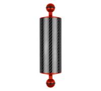 Hzoibyze Bras Flottant sous-Marin en Fibre de Carbone, Système de Flottabilité à Double Boule pour Plateau de Plongée, Lampe Vidéo/ (D60 Mm, 8 Pouce, Rouge