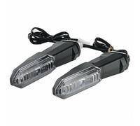 Hzoibyze Feu Clignotant LED Feu Indicateur Clignoteur Clignotant Compact en Plastique avec Design Géométrique et Lentille Facettée Montage Propre avec Logement, Coque Transparente