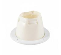 Hzoibyze Passe-Fil Étanche Câble Marin Silicone Installation Résistante Protection Câblage Adaptée à Panneau Camping-Car Navigation Habitation, Blanc Cassé