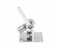 Hzoibyze Support d'Antenne Réglable Socle Orientable Montage d'Antenne Fixation pour Pont Acier Inoxydable Anticorrosion Maintient l'Alignement Adapté à