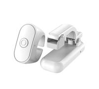Hzoibyze Tourne Pages Électronique Télécommande Lecteur Accessoire Fixation à Pince pour Bord d'Écran et Contrôle par Bouton Prise en Main Confortable et, Blanc