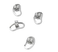 Hzomif Lot de 40 bouchons d'oreille en métal pour boucles d'oreilles | Fermoirs de boucles d'oreilles en métal, capuchons et rehausseurs pour boucles d'oreilles lourdes, prise en main sûre