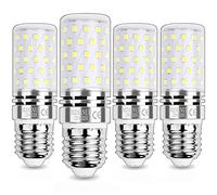 HZSANUE Ampoule Maïs LED 12W, E27 Edison Vis Ampoules, Blanc Froid 6000K, 1350LM, Équivalent Ampoule Incandescence 100W, Non Dimmable, lot de 4