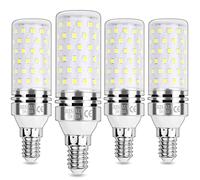 HZSANUE Ampoule Maïs LED 15W, E14 Petit Edison Vis Ampoules, Blanc Froid 6000K, 1700LM, Équivalent Ampoule Incandescence 120W, Non Dimmable, lot de 4