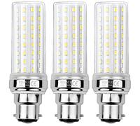 HZSANUE LED Ampoule à Maïs 20W, 150W Équivalent Ampoules à Incandescence, B22 LED Baïonnette Ampoules, 3000K Blanc Chaud, 2200LM, Pack of 3