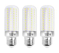 HZSANUE LED Ampoule à Maïs 26W, 200W Équivalent Ampoules à Incandescence, E27 Edison Vis Ampoule, 6000K Blanc Froid, 2900LM, Pack of 3