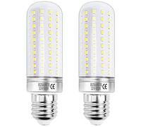 HZSANUE LED Ampoule à Maïs 32W, E27 Edison Vis Ampoules, 6000K Blanc Froid, 3600LM, 240W Équivalent Ampoules à Incandescence, Pack of 2