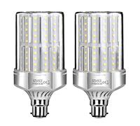 HZSANUE LED Ampoules 32W, 260W Ampoules à incandescence équivalentes, 3600Lm, 6000K Blanc Froid, B22 Casquette Baïonnette, Paquet de 2