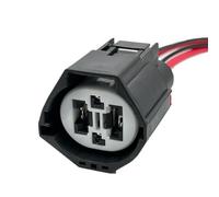 HZSMYXGS Prise capteur Voiture Compatible avec Volvo 7283-8497-90 4 Broches Connecteurs Électriques De Ventilateur De Radiateur De Voiture Prise Femelle Étanche pour Faisceau De Câbles