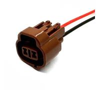 HZSMYXGS Prise capteur Voiture Connecteur Femelle Étanche pour Clignotant De Voiture 2 Broches 2,0 Mm Capteur De Température du Liquide De Refroidissement 6189-0033(with 18AWG wire)