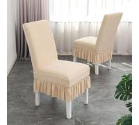 HZSZXG Housse de chaise élastique pour salle à manger, hôtel et restaurant, design élégant quatre saisons, durable et facile à nettoyer, parfaite pour la décoration de la maison