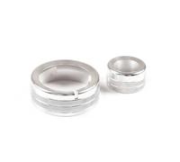 HZTKXADV Cache décoratif pour Bouton Commande multimédia Console Centrale Alfa Romeo Giulia Stelvio 2017-2020 Accessoires intérieurs