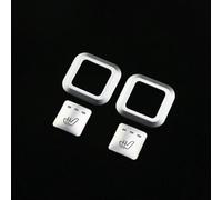 HZTKXADV Lot de 2 caches de Boutons de Chauffage intérieur pour sièges arrière Accessoires de Voiture pour Benz Classe E W212 (2009-2015)