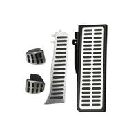 HZTKXADV Pédales de Voiture pour VW Tiguan 2009-2016 at MT Couvre-pédales de Frein à gaz Repose-Pieds Accessoires en Acier Inoxydable