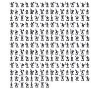 Hztuang 1: 72 200/Ensemble Figurines de Soldats Anciens en Plastique Jouet Soldats ArchaïQues éPéIste Figurine d'action Bricolage ScèNe de Guerre Gris