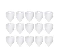 Hztuang 15 PièCes Sublimation Blanc Pet Bandana Transfert de Chaleur Lavable Bricolage Triangle Chien éCharpe Bavoirs Foulard pour Chiens Chiot