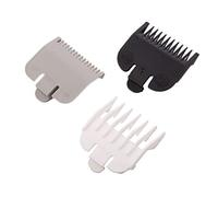 Hztuang 3 Pièces de Tondeuse à Cheveux Universelle Limite Peigne Limite Peigne Outils de Coupe de Cheveux Tondeuse Électrique Étrier 1.5Mm / 3Mm / 4.5Mm
