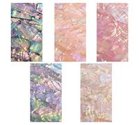 Hztuang 5 Feuille Nail Art Autocollant Adhésif Cassé Gradient Sirène Shell Abalone Flocons 3D En Flocons D'Ormeau Diy De Polissage De Gel Uv pour Manucure