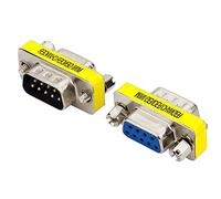 Hztuang Adaptateur vidéo d'ordinateur DB9 DB9 mâle à femelle Port série vers trou Adaptateur de câble VGA femelle de 9