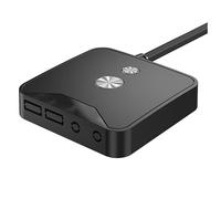 Hztuang Interrupteur d'allumage d'ordinateur de bureau, source d'alimentation externe pour hôte de PC, interrupteur à bouton poussoir marche/arrêt, sans port USB