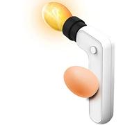 Hztuang Testeur de bougies d'œufs à lumière froide sans fil rechargeable avec deux têtes douces adaptées à tous les types d'œufs