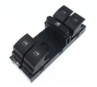 HZTWFC Bouton de commutateur de fenêtre maître d'alimentation électrique OEM # 1K4959857B New pour VW Volkswagen CC Golf Jetta Passat Tiguan 2005 2006 2007 2008 2009 2010 2011 2012 2013