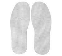 Hztyyier 1 Paire de Semelles, Semelle Complète de Semelle de Chaussure de Remplacement Antidérapante en Caoutchouc Adhésif Protecteurs de Semelle de Chaussure pour la Réparation de Chaussures(Blanc)