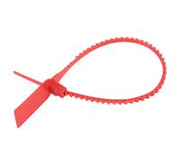 Hztyyier 100pcs Self Locking Tags Étiquette Tie pour Chaussures Sacs Vêtements avec Matériau PP pour le supermarché Logistique Transport Aérien (rouge)