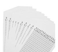 Hztyyier 10pcs recharges Bandes de Papier Vierge, Bandes pour boîte à Musique à manivelle 30 Notes, pièces DIY pour Mouvement Musical, Cadeaux créatifs