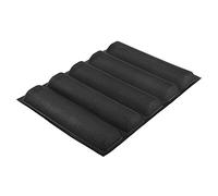 Hztyyier 5 Pain moule pain silicone de goutiere plaque de Cuisson Plateau Réutilisable Moules À Pain Hot-Dog Antiadhésif Baking Molds