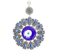 Hztyyier Amulette de Verre Turc Bleu, Oeil Mauvais Ornement Décoratif Pendentif pour Home Decor, Protection Artisanat Murale