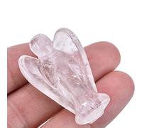 Hztyyier Ange Gardien de Poche, Figurine Ange Sculpté Main Pierre Cristal Guérison Naturelle pour Décoration Intérieure