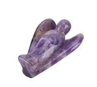 Hztyyier Ange Gardien de Poche, Figurine d'ange Sculpté à la Main en Pierre de Cristal Naturelle pour Décoration Intérieure