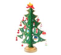 Hztyyier Arbre de Noël décoré en Bois Naturel pour la Décoration sur Le Thème de L'artisanatArbre de Noël Bricolage Other Garden Decoration Supplies Other Garden Decoration Supplies