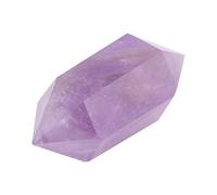 Hztyyier Baguettes en Cristal de guérison, Bâtonnets d'améthyste pointés et Barres Prismatiques Facettées pour la Méditation