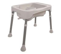 Hztyyier Bassin de Lavage de Cheveux Multifonctionnel, Plateau de Shampoing Ergonomique pour Usage Domestique, évier de Lavage de Cheveux en Plastique de Haute qualité (GRAY)