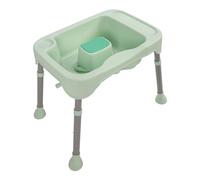 Hztyyier Bassin de Lavage de Cheveux Multifonctionnel, Plateau de Shampoing Ergonomique pour Usage Domestique, évier de Lavage de Cheveux en Plastique de Haute qualité (GREEN)