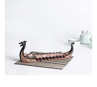 Hztyyier Bateau Dragon Fait Main Traditionnel pour Bâton D'encens Porte-brûleur en Résine Plateau Plaque Rétro Style Viking Ornements de Navire Garden Decoration Other Garden Decoration Supplies