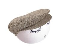 Hztyyier Bébé Photographie Props Chapeau, Couvre-chef Doux pour Nouveau-Né Gar?on Rayé, Accessoire Photo Idéal pour Séances Photo Bébé