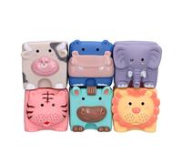 Hztyyier Blocs de Construction Souples Empilables pour Bébés - Blocs Souples à Motif de Dessin animé Mignon - Faciles à Presser pour une Meilleure Conscience Sensorielle, Lot de 6 et Matériau en (#11)