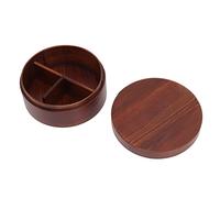 Hztyyier Boîte à Déjeuner en Bois de Cèdre, Boîte à de Grande capacité avec Séparateur pour Usage Scolaire et de Bureau