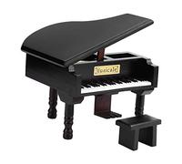 Hztyyier Boîte à Musique Boîte à Musique boisée en Forme de Mini Piano avec Petit Tabouret d'anniversaire personnalisé Gifts Gifts Gifts